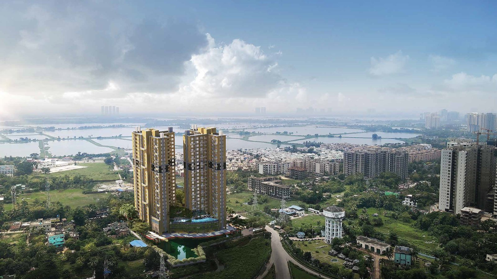4 BHK luxury apartment for sale at Newtown AA1 | Vinayak Atlantis