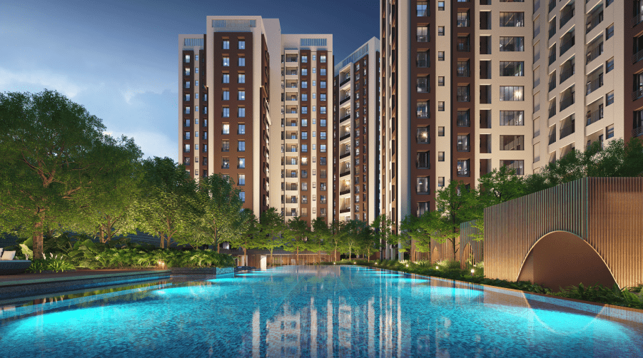 4 BHK 2705 sqft at Srijan Town Square Kolkata | luxury apartment at Newtown AA1